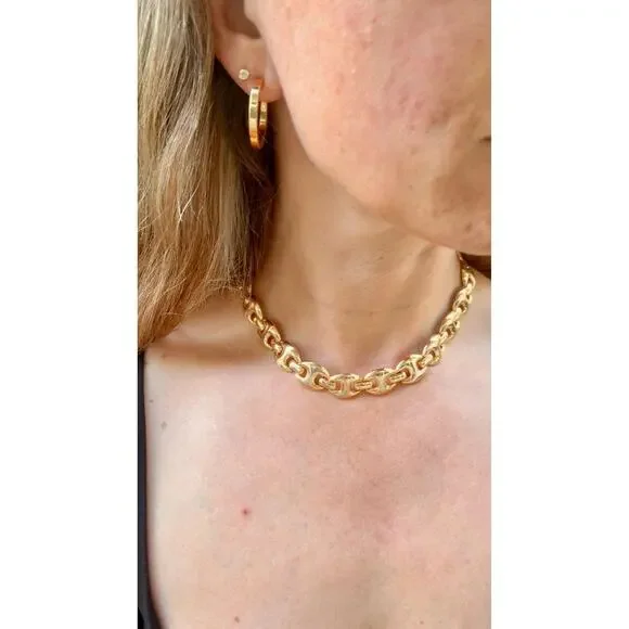 Vintage Monet Mariner Chain Necklace - Picture 8 of 9